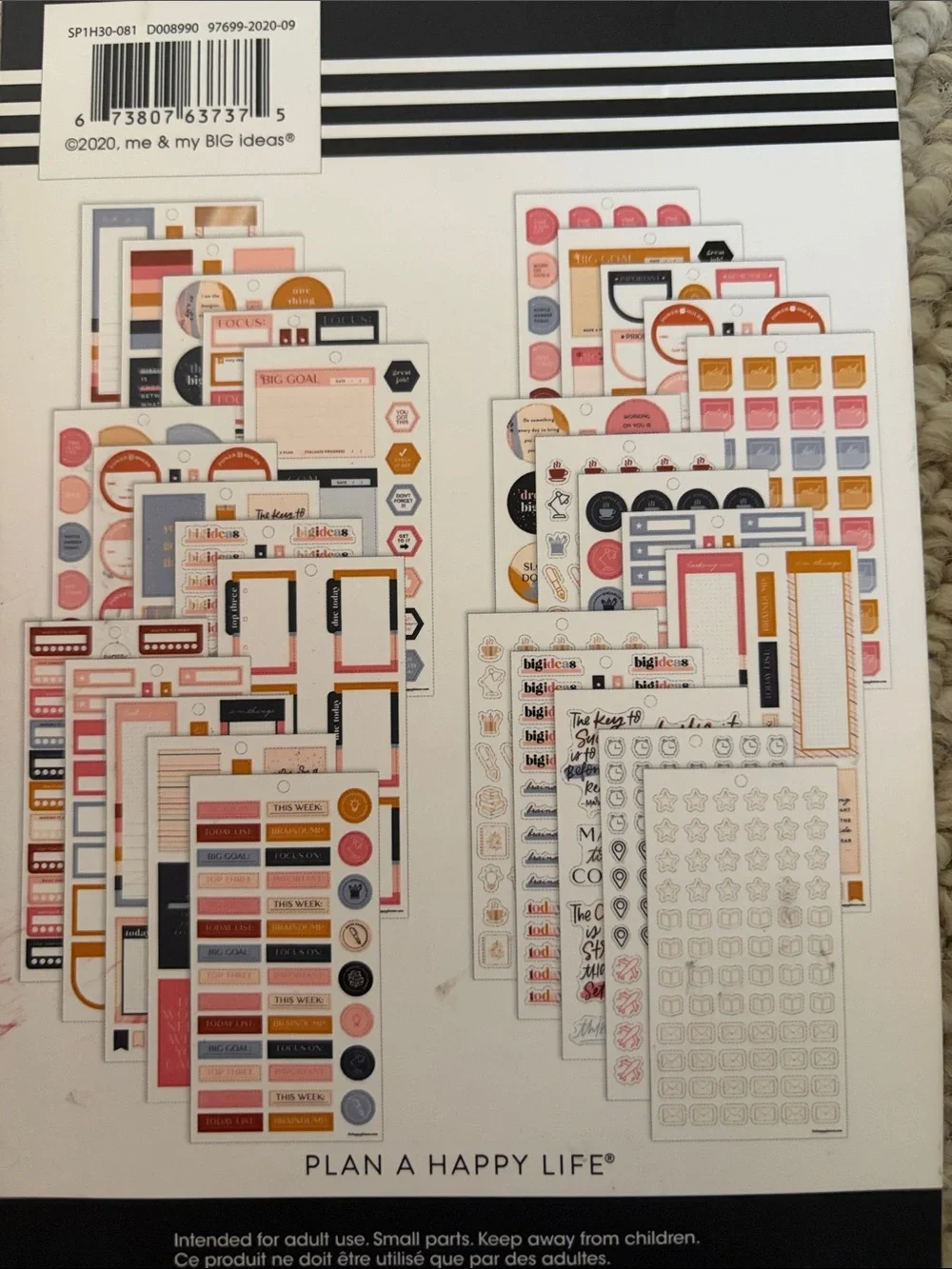 Me & My Big Ideas planner sticker